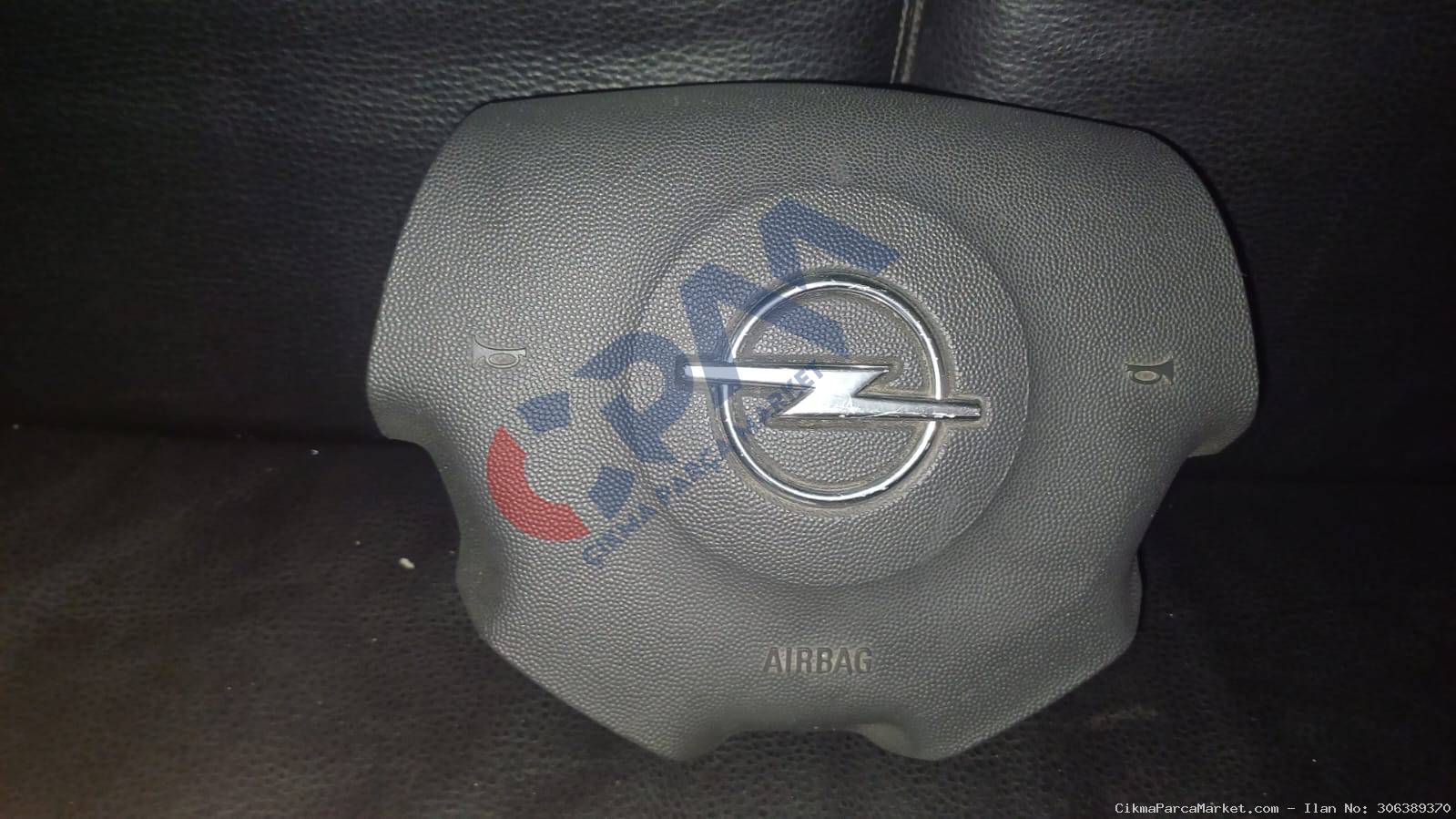 2002 2008 Opel Vectra C direksiyon airbag\'i (4 kollu tek fişli) 09186917
